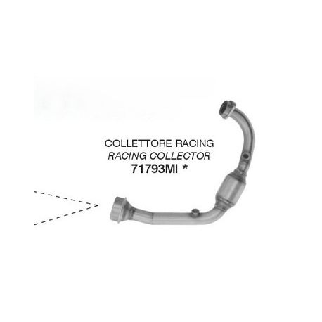 Collecteur racing d'Echappement ARROW KTM DUKE 125 2024-2025