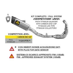 Ligne d'échappement compétition EVO ARROW YAMAHA YZF-R9 2025