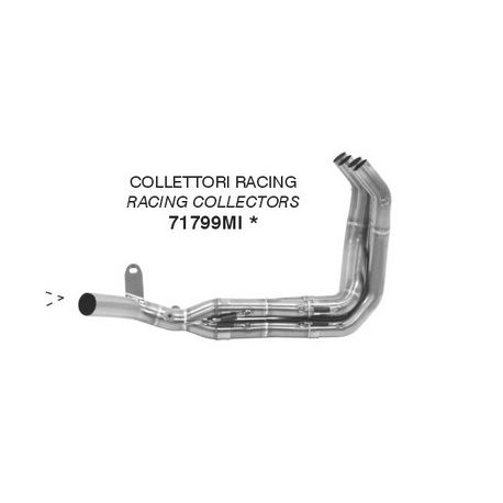 Collecteur racing d'Echappement ARROW KAWASAKI Z900 2025