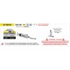 Raccord d'Echappement décatalysé ARROW CF MOTO MT 800 MT-X 800 2025 1