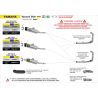 Echappement ARROW INDY RACE EVO embout carbone YAMAHA TENERE 700 2025 2
