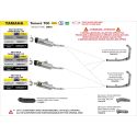 Echappement ARROW INDY RACE embout carbone YAMAHA TENERE 700 2025