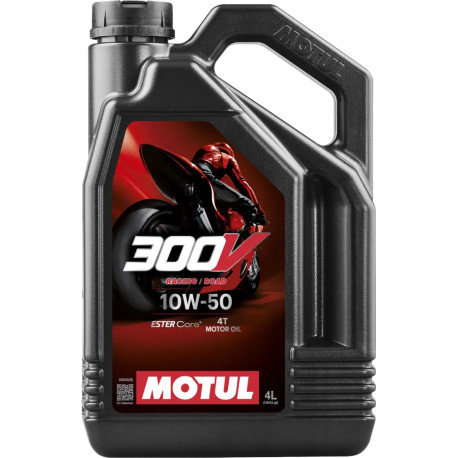 HUILE MOTUL 300V Factory Line Road Racing 10W50 4Litres
