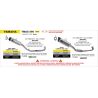 Ligne complète d'échappement racing ARROW PISTA YAMAHA T-MAX 560 2025 2