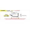 Ligne complète d'Echappement ARROW PRO-RACE CF MOTO 675 SR-R 2025 2