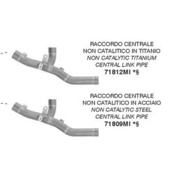 Raccord d'Echappement décatalysé ARROW DUCATI MULTISTRADA V2 V2S 2025