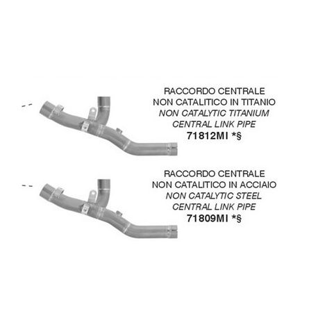 Raccord d'Echappement décatalysé ARROW DUCATI MULTISTRADA V2 V2S 2025