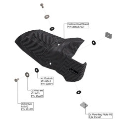 Cache pare chaleur LEOVINCE BMW R1300GS / ADVENTURE