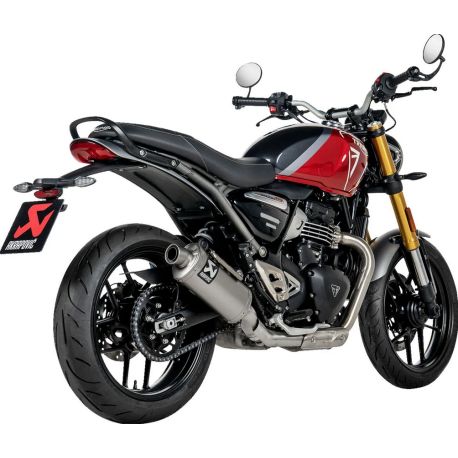 Échappement moto AKRAPOVIC TRIUMPH SPEED 400 SCRAMBLER 400 X 2023-2026
