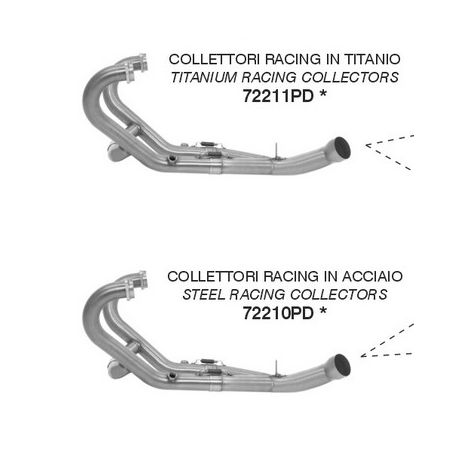 Collecteur racing d'Echappement ARROW BMW R12 G/S 2025-2026