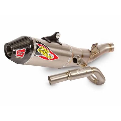 Ligne d'Echappement PRO CIRCUIT TI-6 PRO TITANE KAWASAKI KX 450 KX 450 X 2024-2026