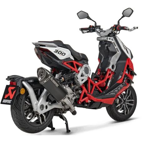 Echappement AKRAPOVIC homologué ITALJET 300 DRAGSTER 2024-2026