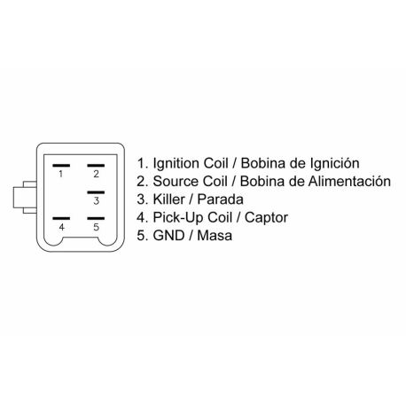 Boitier CDI TECNIUM PEUGEOT LUDIX BUXY SPEEDAKE ZENITH Honda Elite 50 RIEJU FIRST