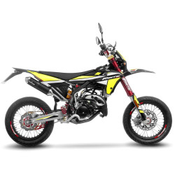 Echappement LEOVINCE X-FIGHT Fantic 50 XE XM Competition Performance 2021 - 2024