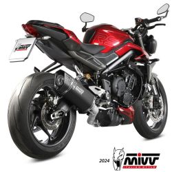 Ligne d'Echappement MIVV SR-1 TRIUMPH STREET TRIPLE 765 R 765 RS 2023-2024