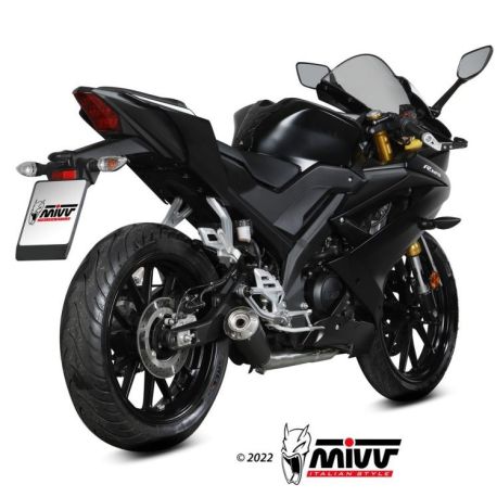 ligne d'Echappement MIVV X-M1 YAMAHA MT-125 2020-2024 YZF-R 125 2019-2024