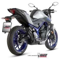 Echappement MIVV DOUBLE GUN YAMAHA MT-03 2016-2026