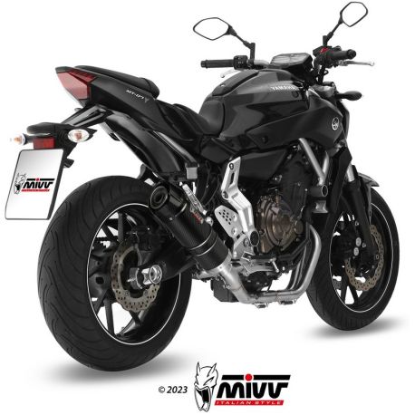 Ligne d'Echappement MIVV GP position haute YAMAHA YAMAHA MT-07 2021-2024