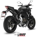 Ligne d'Echappement MIVV GP position haute YAMAHA YAMAHA MT-07 2021-2024