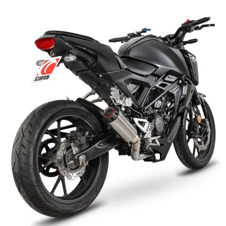 ligne complète Echappement SCORPION Red Power HONDA CB125R 2024-2026