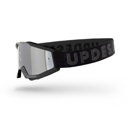 Masque moto cross UP DESIGN Dynamite NOIR écran miroir