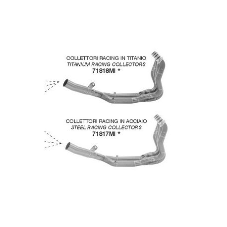 Collecteur racing ARROW BMW M1000RR 2025-2026