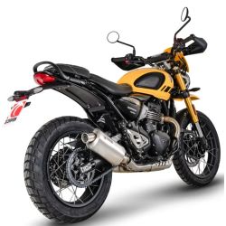Echappement SCORPION Factory Oval TRIUMPH SCRAMBLER 400 X SCRAMBLER 400 XC 2024-2026