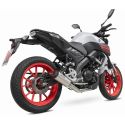 ligne complète Echappement SCORPION Red Power YAMAHA MT 125 2021-2024