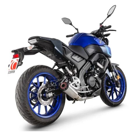 ligne complète Echappement SCORPION Red Power YAMAHA MT 125 2024-2026
