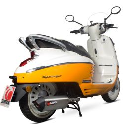 Ligne d'Echappement SCORPION SERKET PARALLEL PEUGEOT DJANGO 125 2015-2017