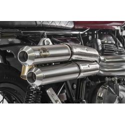 Ligne d'Echappement Zard AMERICAN FLAT TRACK ROYAL ENFIELD Continental GT 650 Interceptor 650 2019-2023