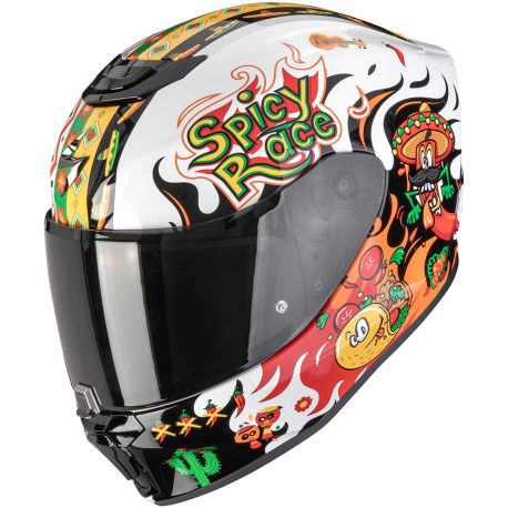 Casque moto integral enfant SCORPION EXO JNR AIR YUCATAN