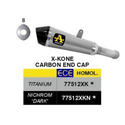 Echappement ARROW X-KONE KTM 990 RC-R 2026