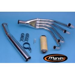 Echappement MARVING 4 en 1 KAWASAKI Z650 B/C/D à partir de 1976 Z650F 1979-1983