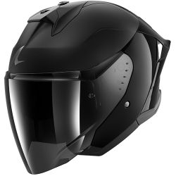 Casque Shark SKWAL JET CUP DARK SHADOW DUAL Black avec écran fumé offert