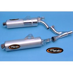 Paire d'Echappement MARVING SUZUKI DR650R DR650RS 1990-1991 DR650RSE 1991-1996