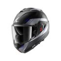 Casque modulable SHARK OXO MEKARIUM Mat Chrome