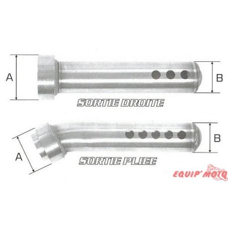 DB KILLER echappements ARROW PLIEE A 45mm B 26mm