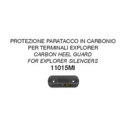 Pare-chaleur carbone ARROW EXPLORER KAWASAKI KLE 500