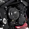 Kit de protection carter moteur R&G Racing 2 pièces race series R&G RACING TRIUMPH DAYTONA STREET TRIPLE TRIDENT 3