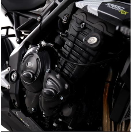 Kit de couvre-carter moteur R&G Racing 3 pièces race series R&G RACING TRIUMPH SPEED TRIPLE 1200 RS / RR/ RX