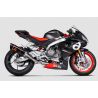 Ligne complète d'Echappement AKRAPOVIC RACING LINE STREET APRILIA TUONO RS 660 2021-2026 1