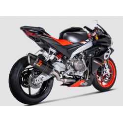 Ligne complète d'Echappement AKRAPOVIC RACING LINE STREET APRILIA TUONO RS 660 2021-2026