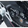 Protections de bras oscillant R&G RACING TRIUMPH 675 DAYTONA STREET TRIPLE 765 STREET TRIPLE 660 STREET TRIPLE 1