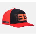 Casquette Marc Márquez 93 Rouge Visière Plate Officielle Moto GP
