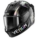 Casque moto SHARK D-SKWAL 3 DARK VENUM avec écran noir et stickers offert