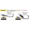 Ligne complète pot d'Echappement ARROW INDY RACE EVO homologué KAWASAKI Z650 NINJA 650 35KW 2024-2026 Z650S 6
