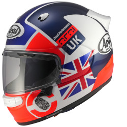 Casque moto integral ARAI Quantic Nation UK - multicolor