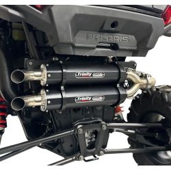 Echappement quad TRINITY RACING double POLARIS RZR XP 1000 XP4 1000 2024-2025