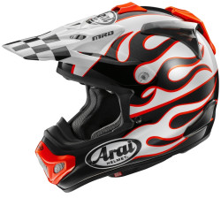 Casque cross ARAI MX-V EVO - Flame White